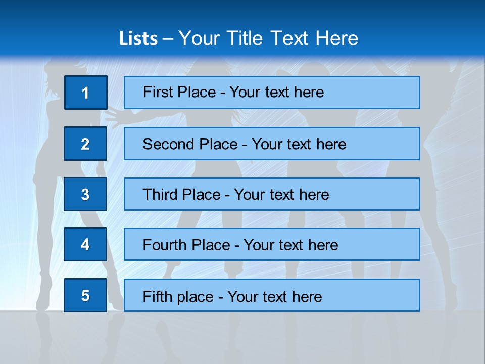 Girls Dancing At A Night Club PowerPoint Template