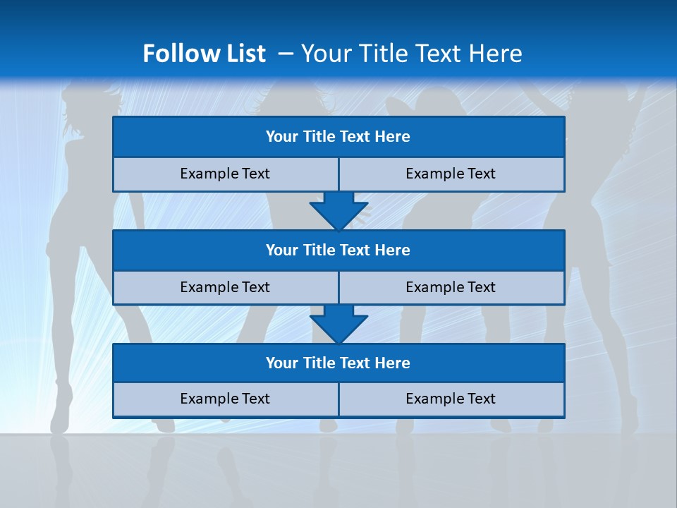 Girls Dancing At A Night Club PowerPoint Template