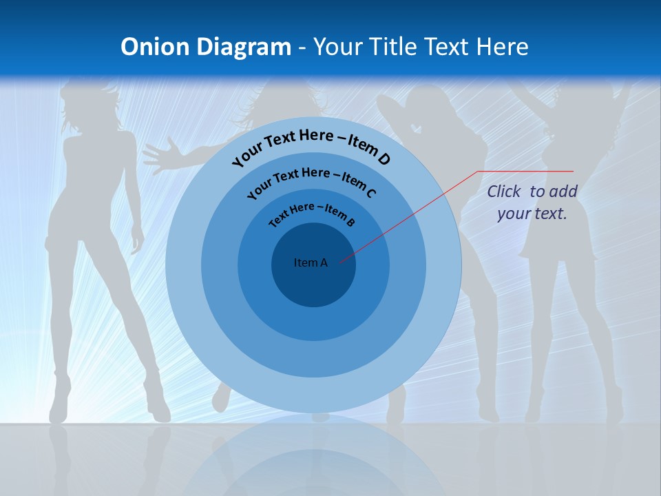 Girls Dancing At A Night Club PowerPoint Template