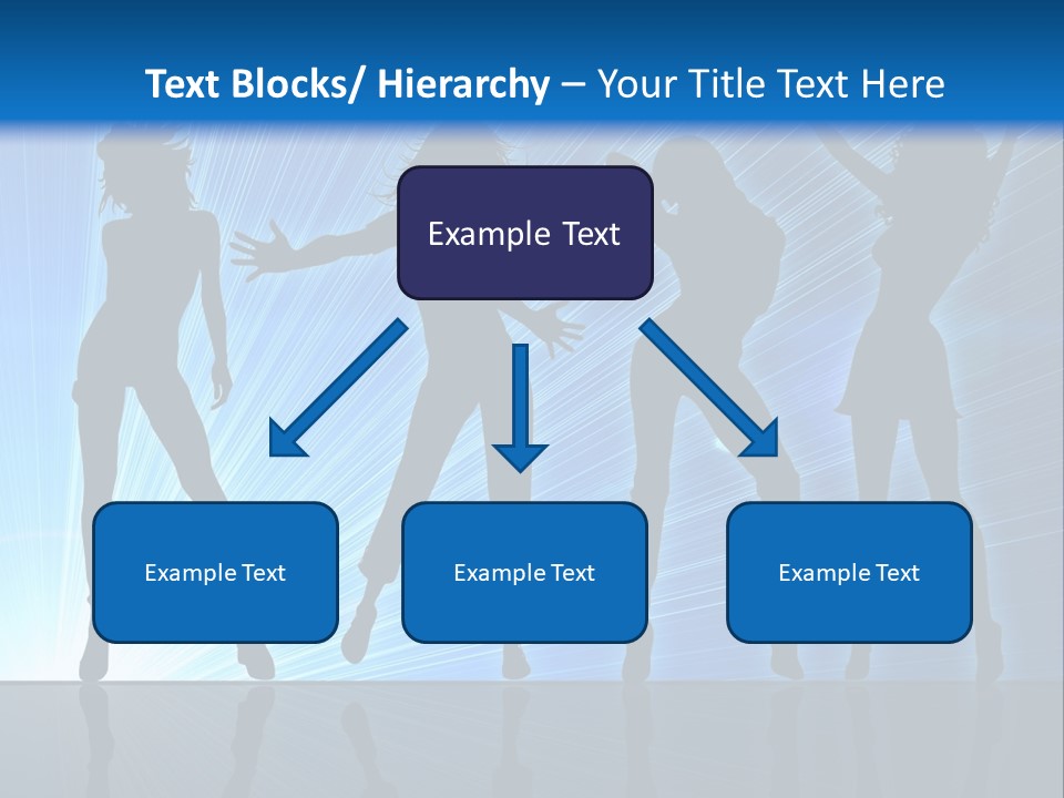 Girls Dancing At A Night Club PowerPoint Template