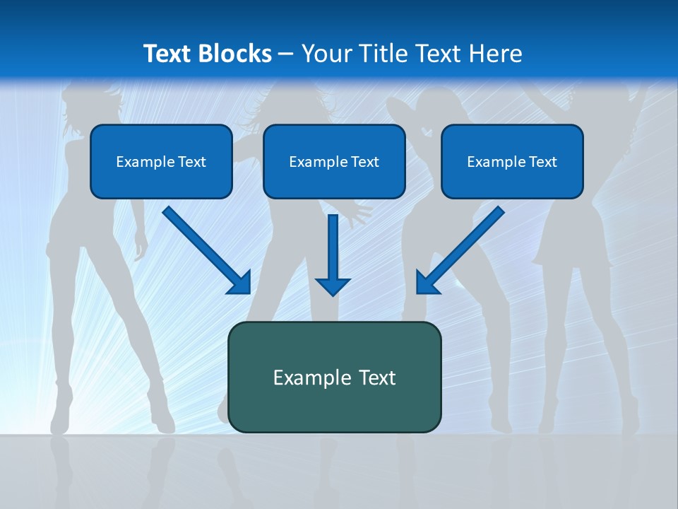 Girls Dancing At A Night Club PowerPoint Template