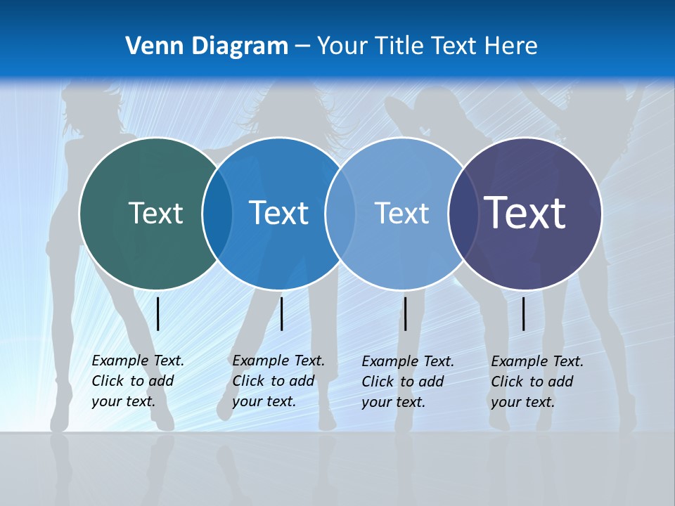 Girls Dancing At A Night Club PowerPoint Template