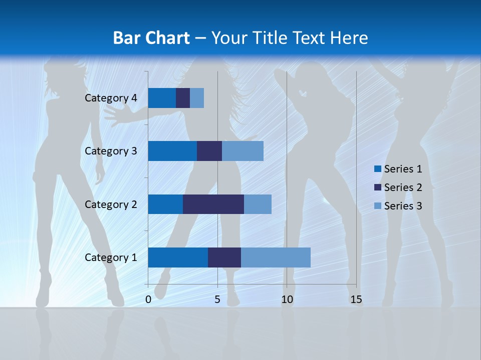 Girls Dancing At A Night Club PowerPoint Template