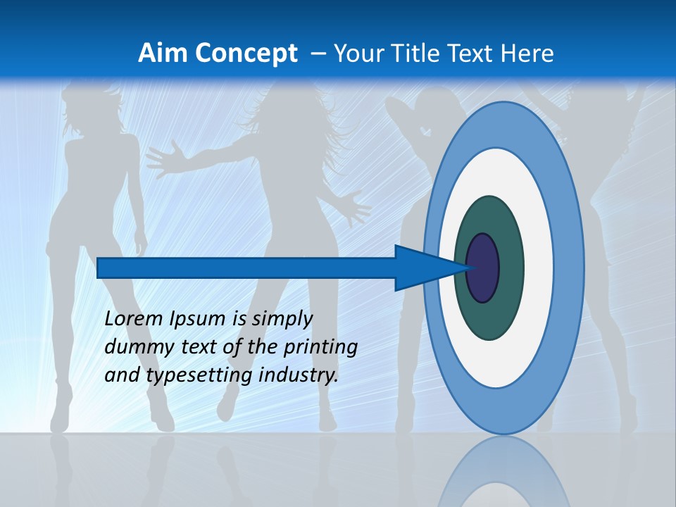 Girls Dancing At A Night Club PowerPoint Template