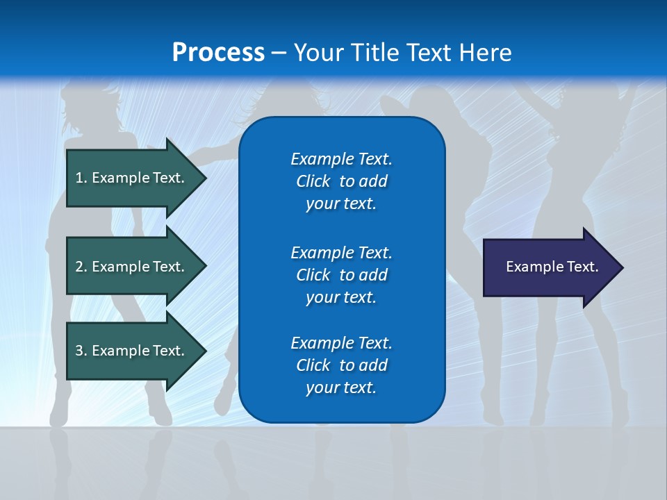 Girls Dancing At A Night Club PowerPoint Template