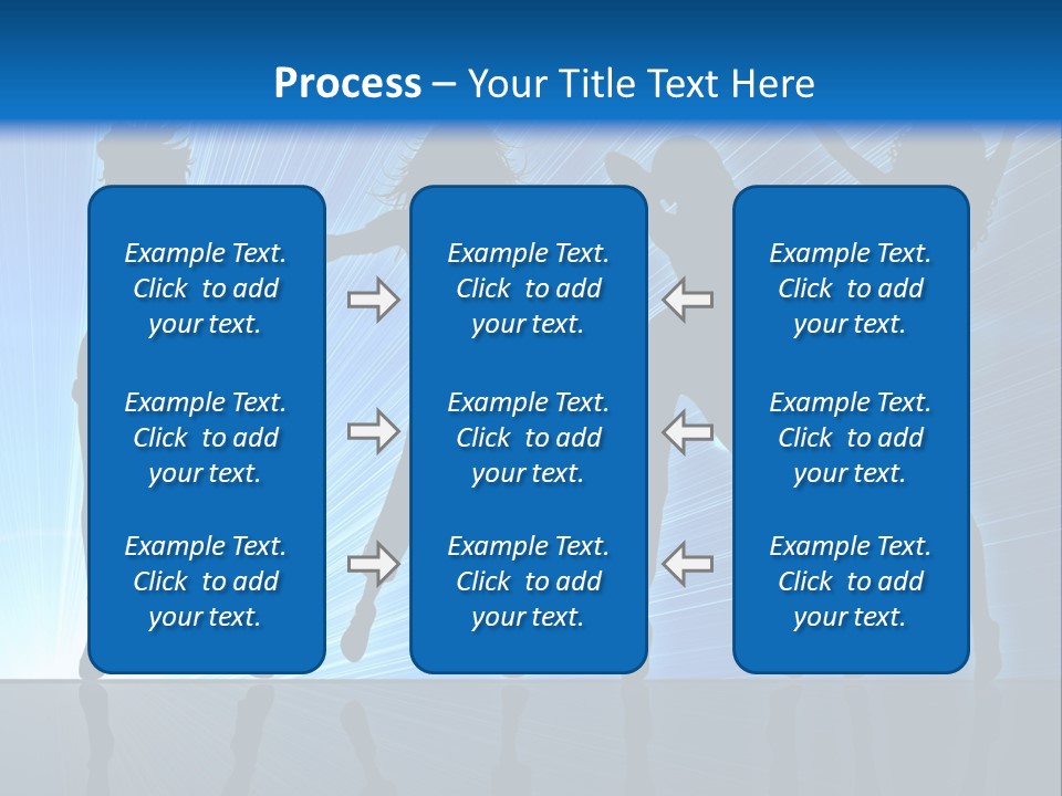 Girls Dancing At A Night Club PowerPoint Template