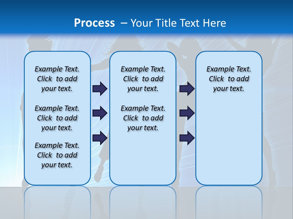 Girls Dancing At A Night Club PowerPoint Template