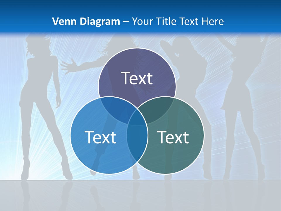 Girls Dancing At A Night Club PowerPoint Template