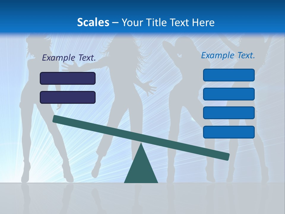 Girls Dancing At A Night Club PowerPoint Template