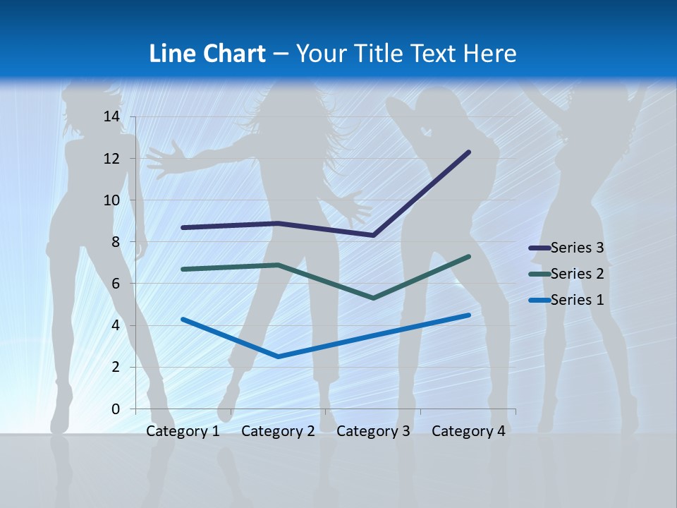 Girls Dancing At A Night Club PowerPoint Template