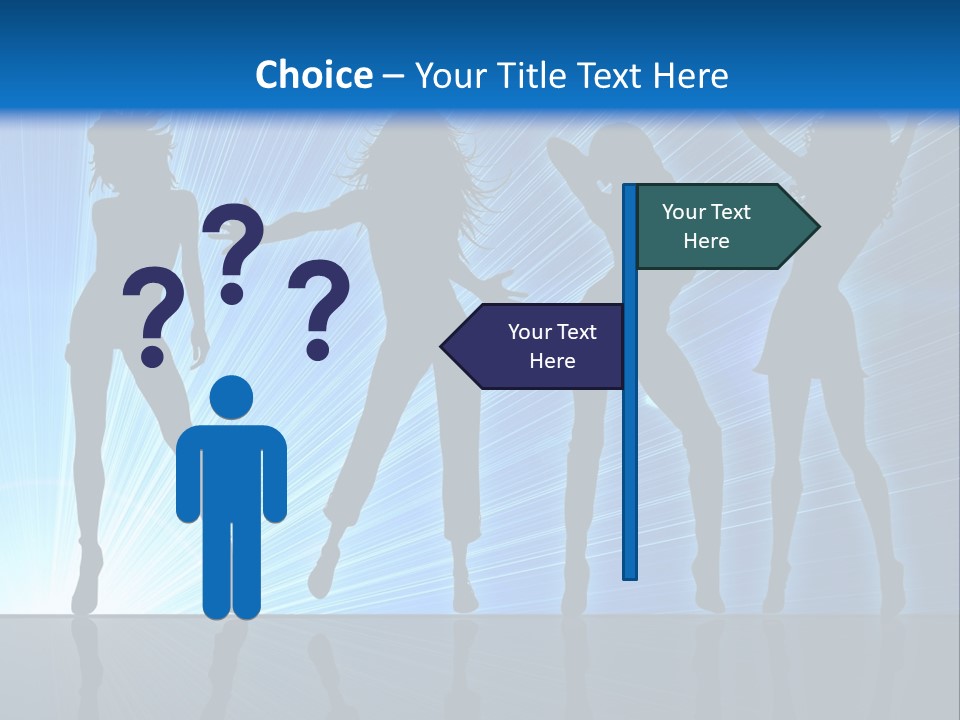 Girls Dancing At A Night Club PowerPoint Template