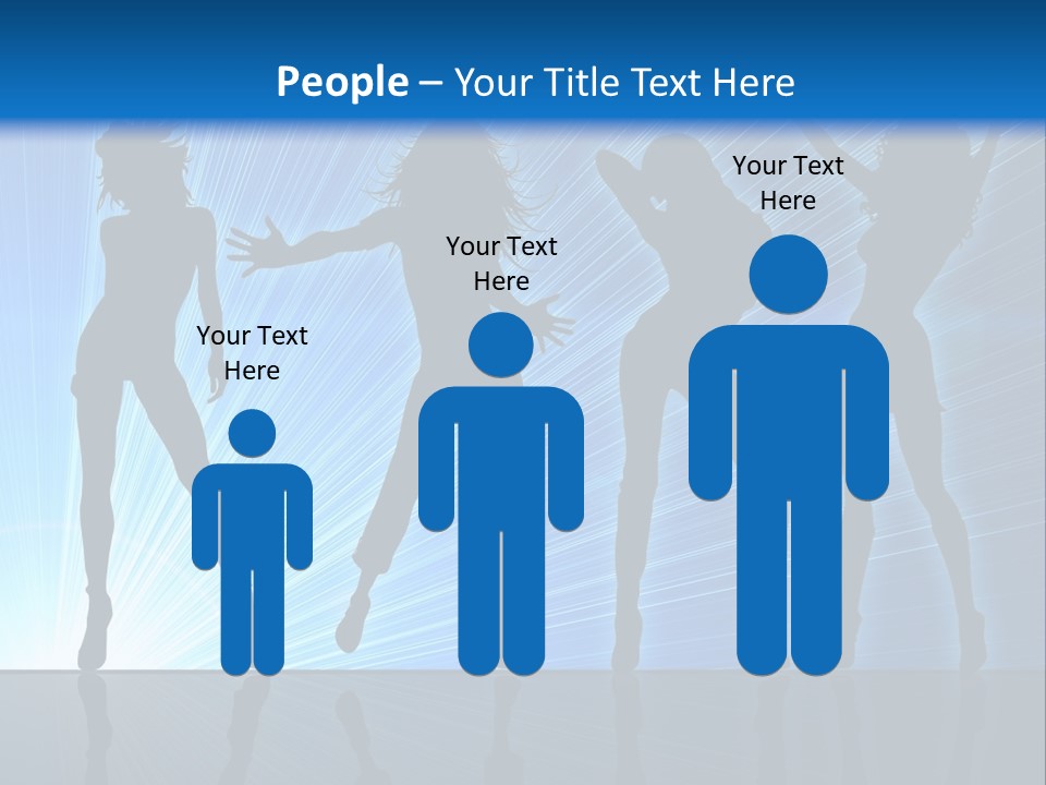 Girls Dancing At A Night Club PowerPoint Template