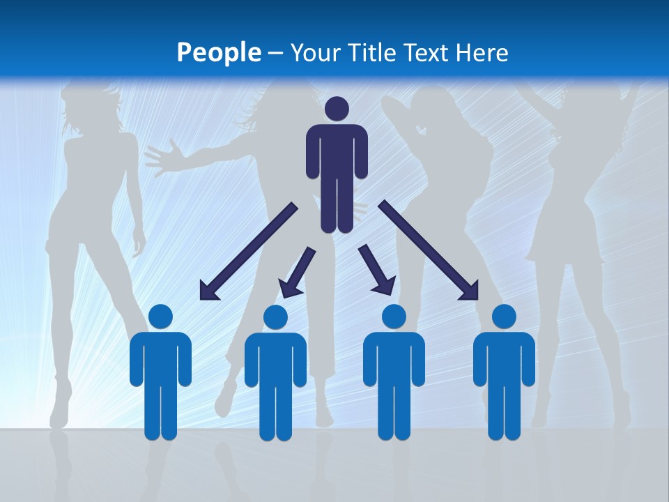 Girls Dancing At A Night Club PowerPoint Template