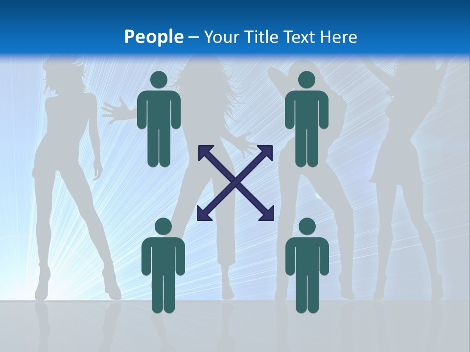 Girls Dancing At A Night Club PowerPoint Template