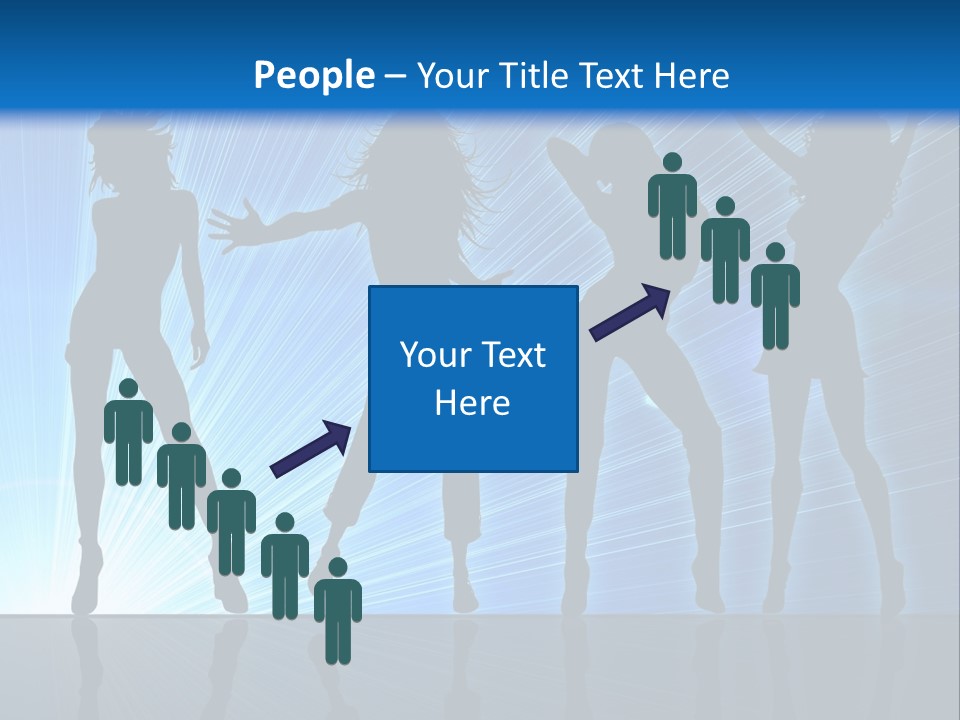 Girls Dancing At A Night Club PowerPoint Template