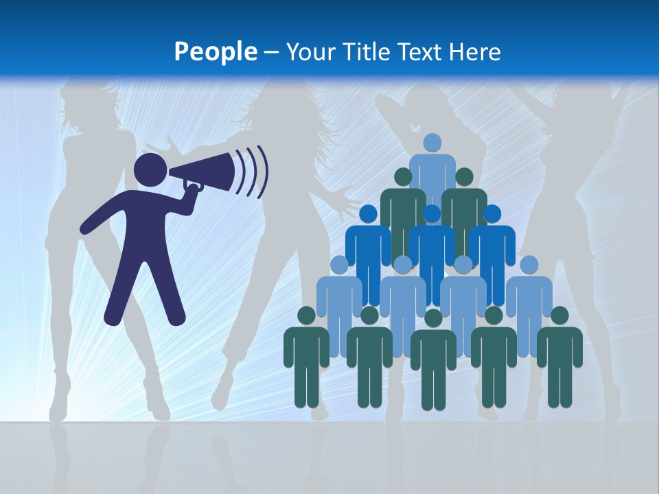 Girls Dancing At A Night Club PowerPoint Template