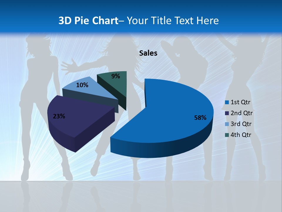 Girls Dancing At A Night Club PowerPoint Template