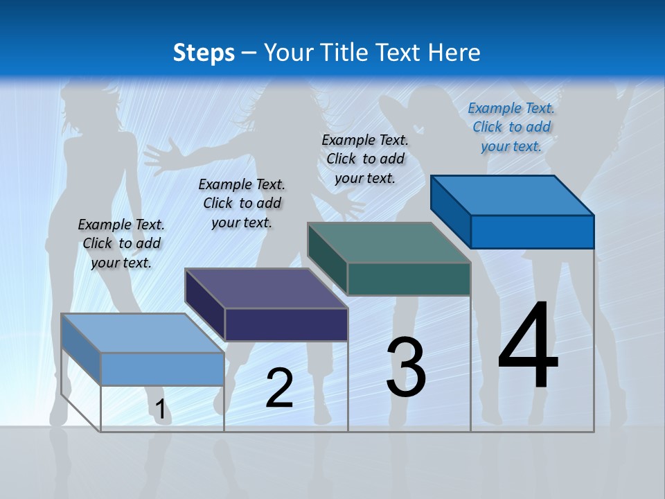 Girls Dancing At A Night Club PowerPoint Template