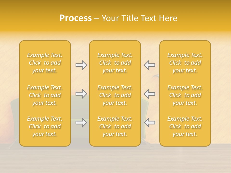 Modern Purple Sofa With Calla Lily PowerPoint Template