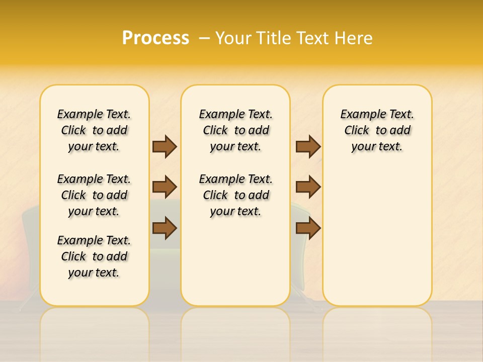 Modern Purple Sofa With Calla Lily PowerPoint Template