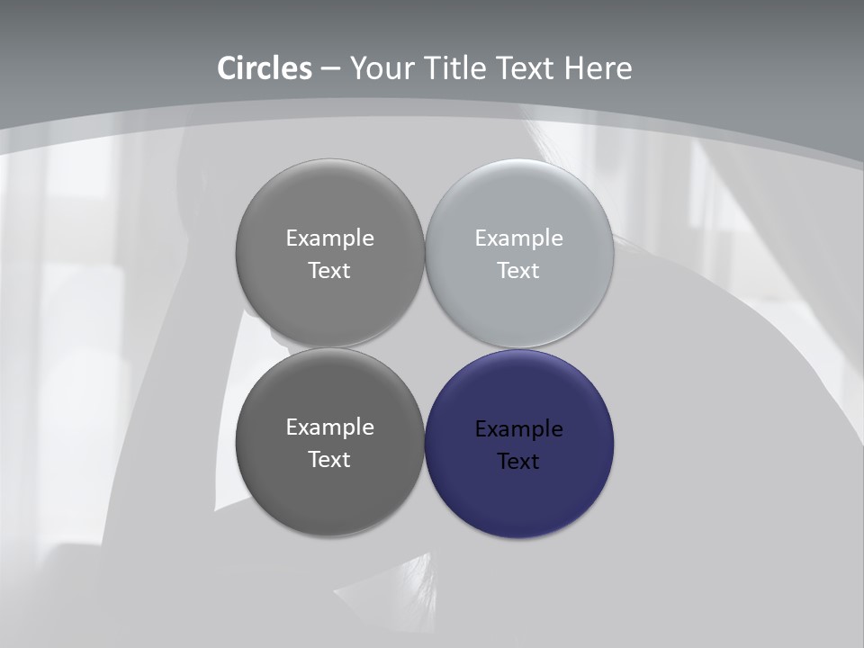 Silhouette Of A Depressed Lady PowerPoint Template