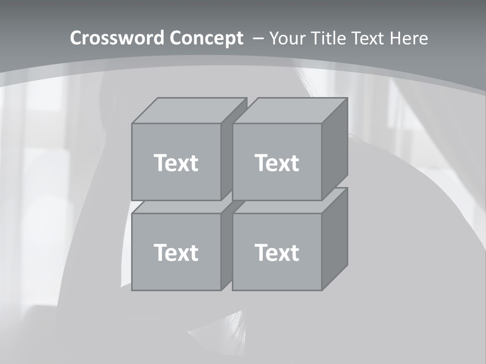 Silhouette Of A Depressed Lady PowerPoint Template