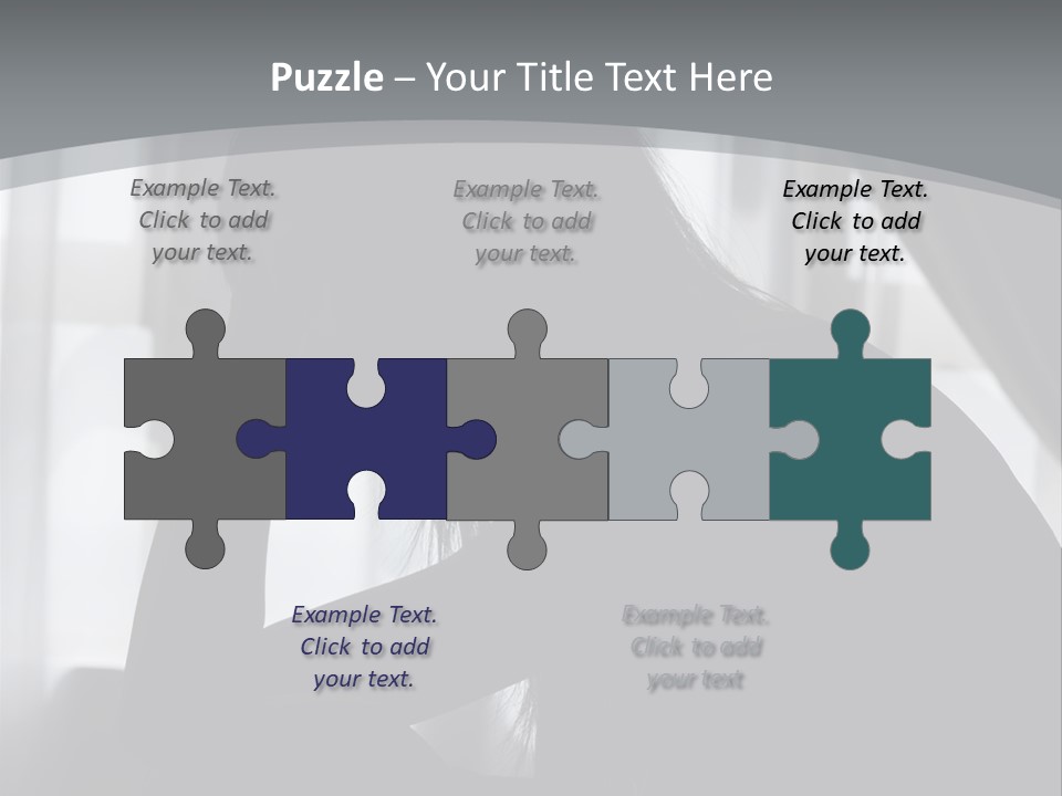 Silhouette Of A Depressed Lady PowerPoint Template