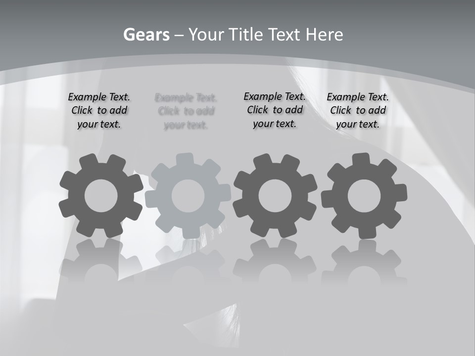 Silhouette Of A Depressed Lady PowerPoint Template