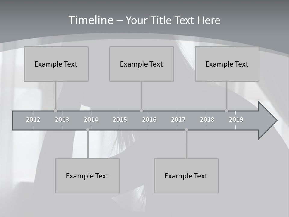 Silhouette Of A Depressed Lady PowerPoint Template