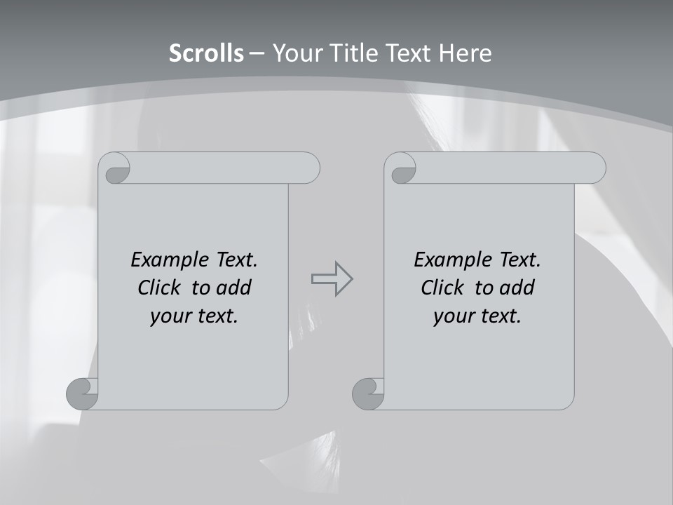 Silhouette Of A Depressed Lady PowerPoint Template