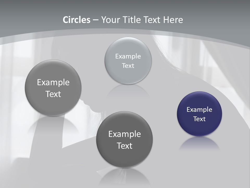 Silhouette Of A Depressed Lady PowerPoint Template