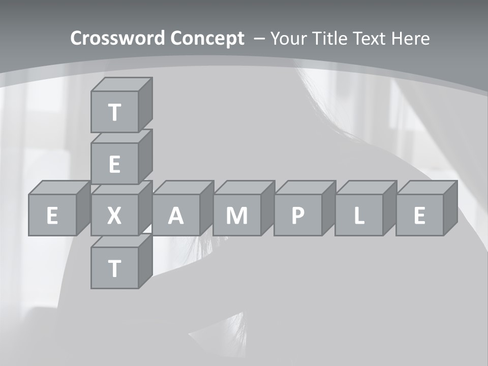 Silhouette Of A Depressed Lady PowerPoint Template