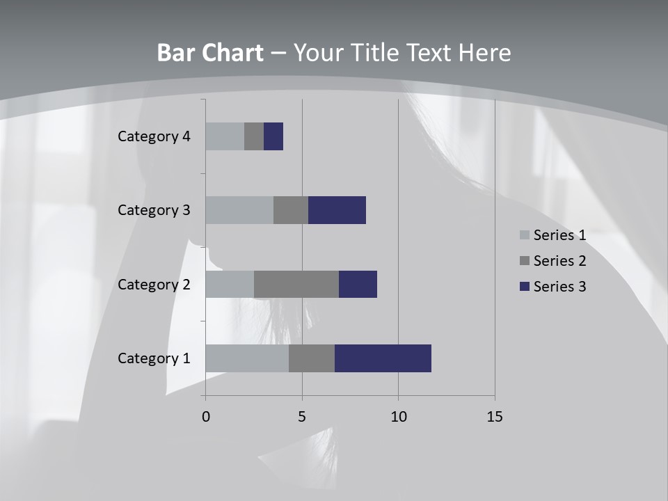Silhouette Of A Depressed Lady PowerPoint Template