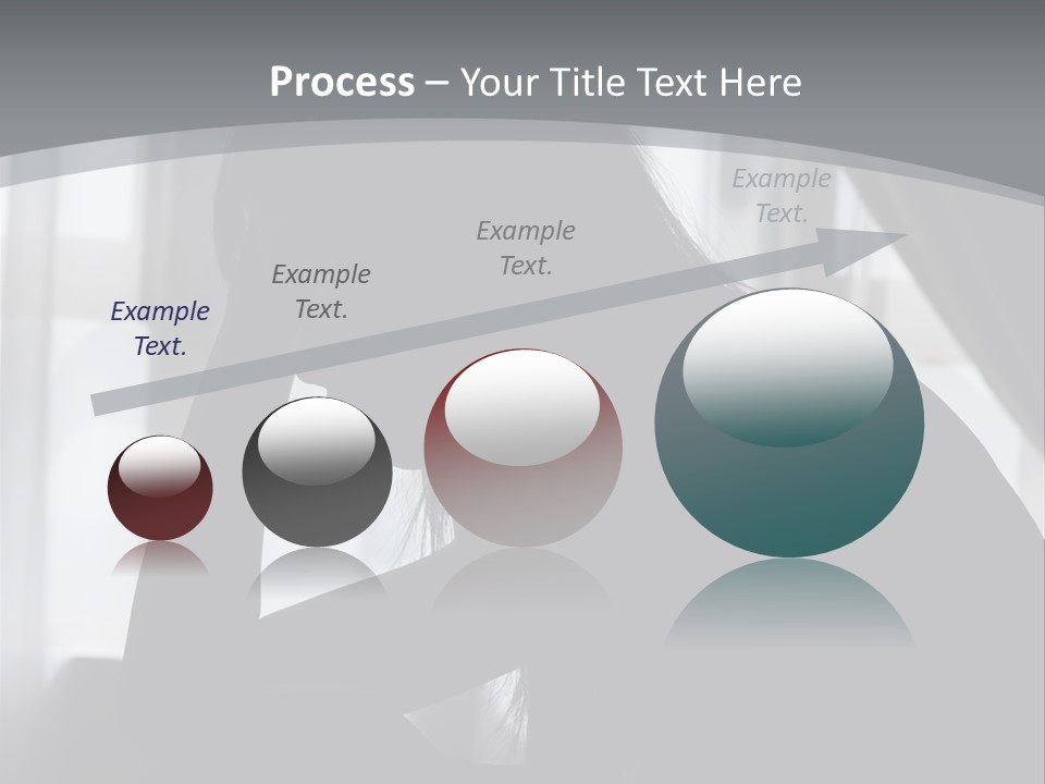 Silhouette Of A Depressed Lady PowerPoint Template