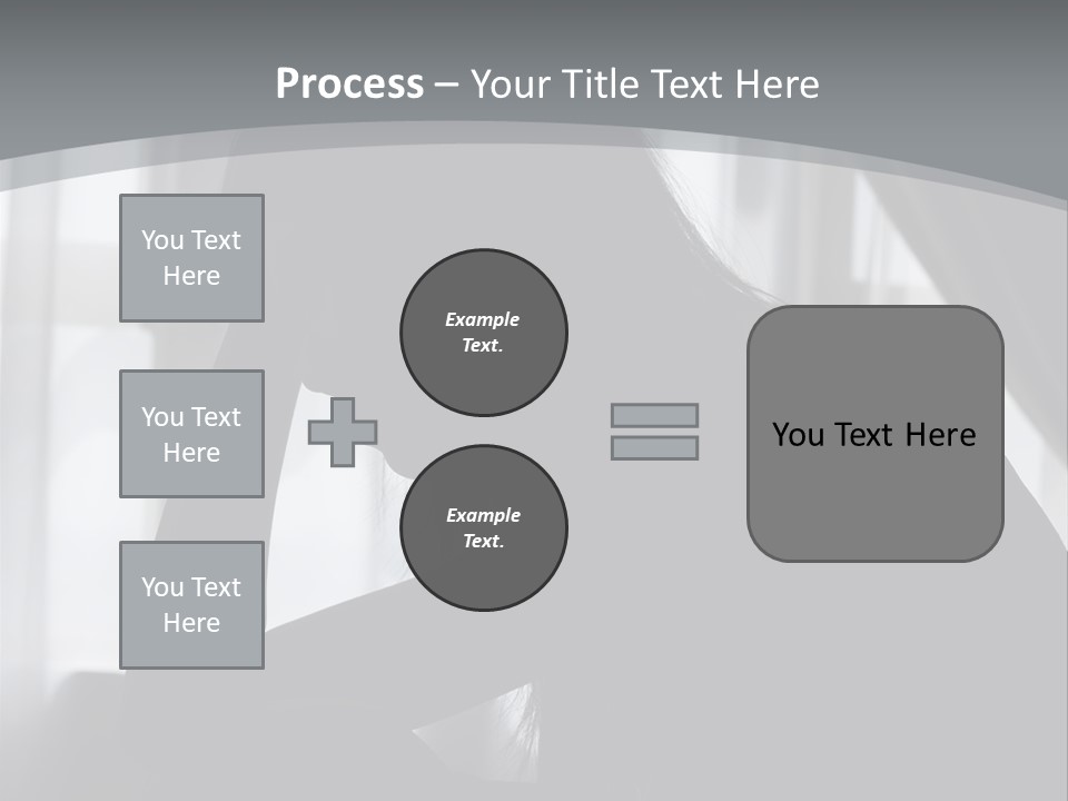Silhouette Of A Depressed Lady PowerPoint Template