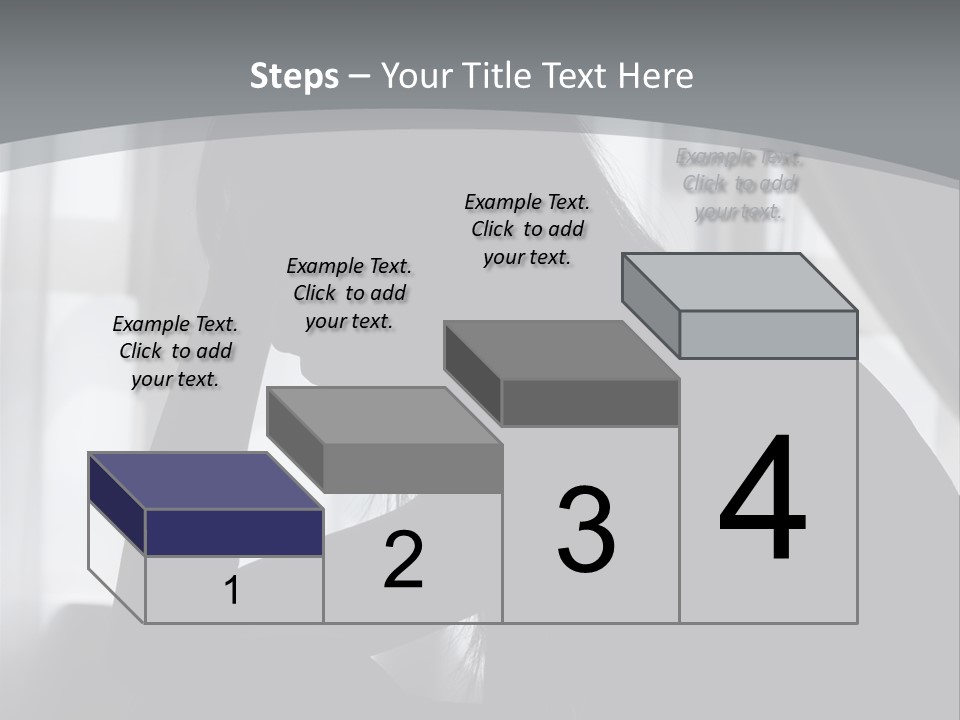 Silhouette Of A Depressed Lady PowerPoint Template
