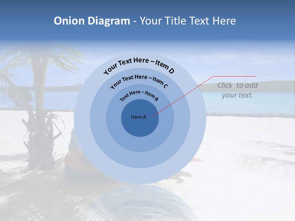 Family Vacation. Young Family Of Three On Vacation. Taken With Wide Angle Lens. PowerPoint Template