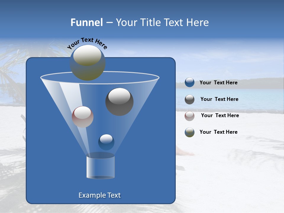 Family Vacation. Young Family Of Three On Vacation. Taken With Wide Angle Lens. PowerPoint Template