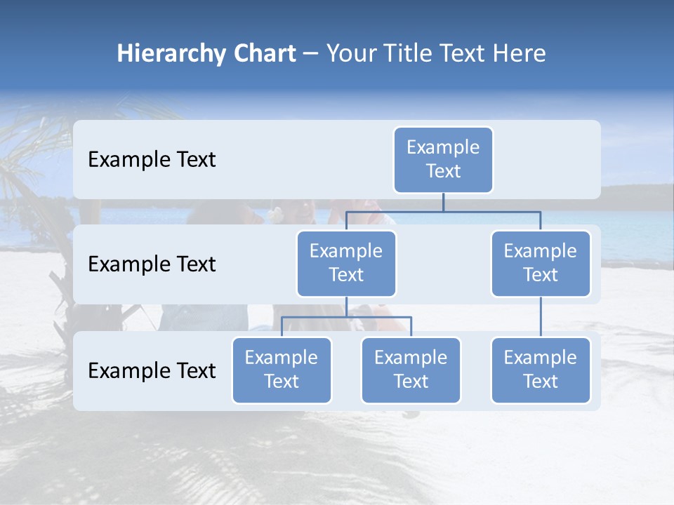 Family Vacation. Young Family Of Three On Vacation. Taken With Wide Angle Lens. PowerPoint Template