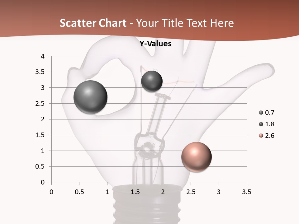 Ok Hand Lamp Bulb PowerPoint Template