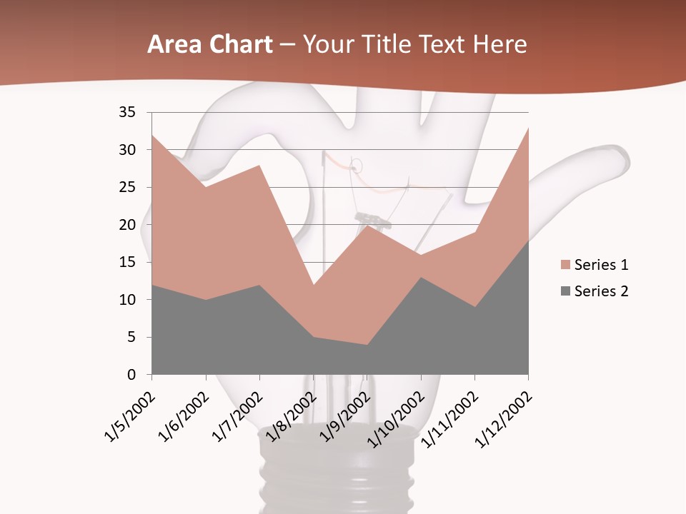 Ok Hand Lamp Bulb PowerPoint Template