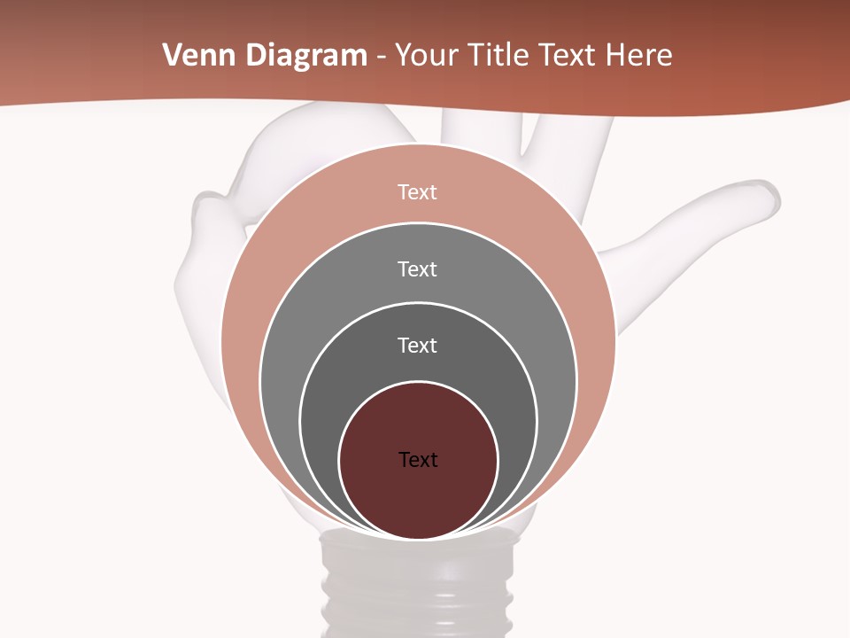 Ok Hand Lamp Bulb PowerPoint Template