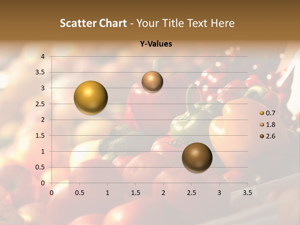 A Picture Of Fresh Tomatoes, Bell Peppers And Other Vegetables. Look For More In My Portfolio PowerPoint Template
