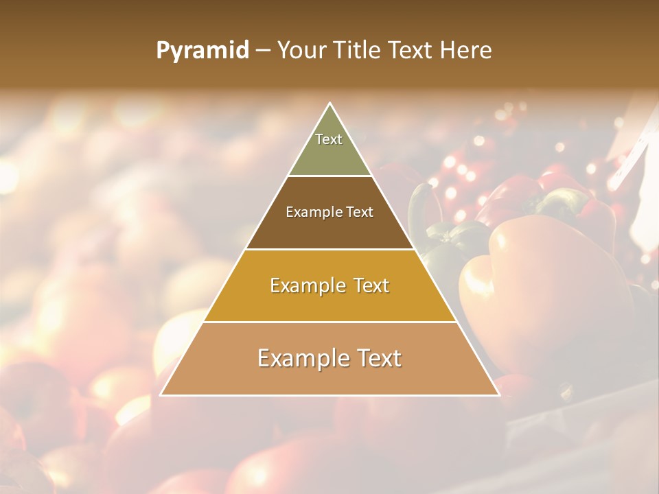 A Picture Of Fresh Tomatoes, Bell Peppers And Other Vegetables. Look For More In My Portfolio PowerPoint Template