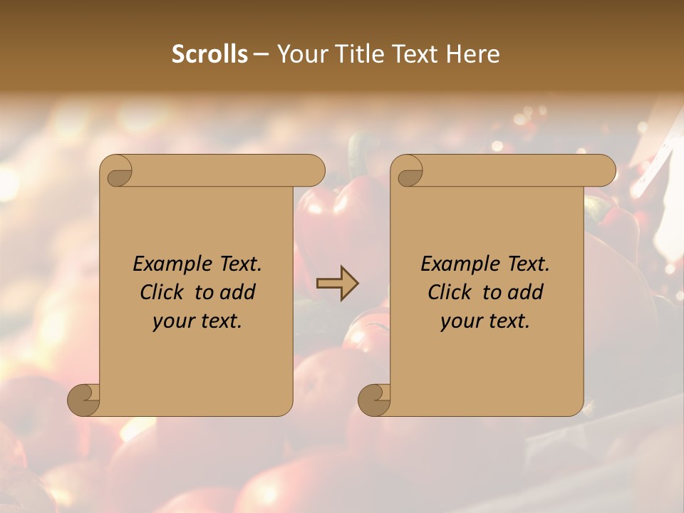 A Picture Of Fresh Tomatoes, Bell Peppers And Other Vegetables. Look For More In My Portfolio PowerPoint Template
