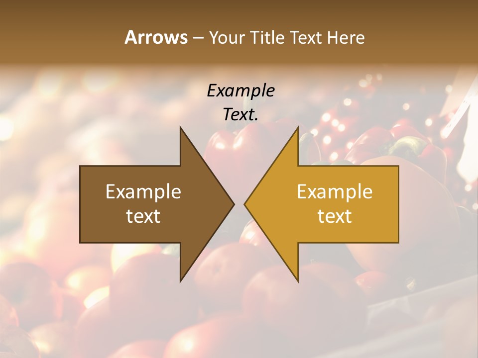 A Picture Of Fresh Tomatoes, Bell Peppers And Other Vegetables. Look For More In My Portfolio PowerPoint Template