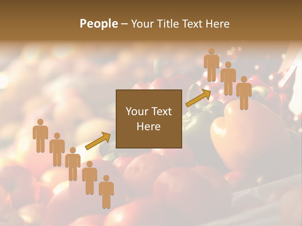 A Picture Of Fresh Tomatoes, Bell Peppers And Other Vegetables. Look For More In My Portfolio PowerPoint Template