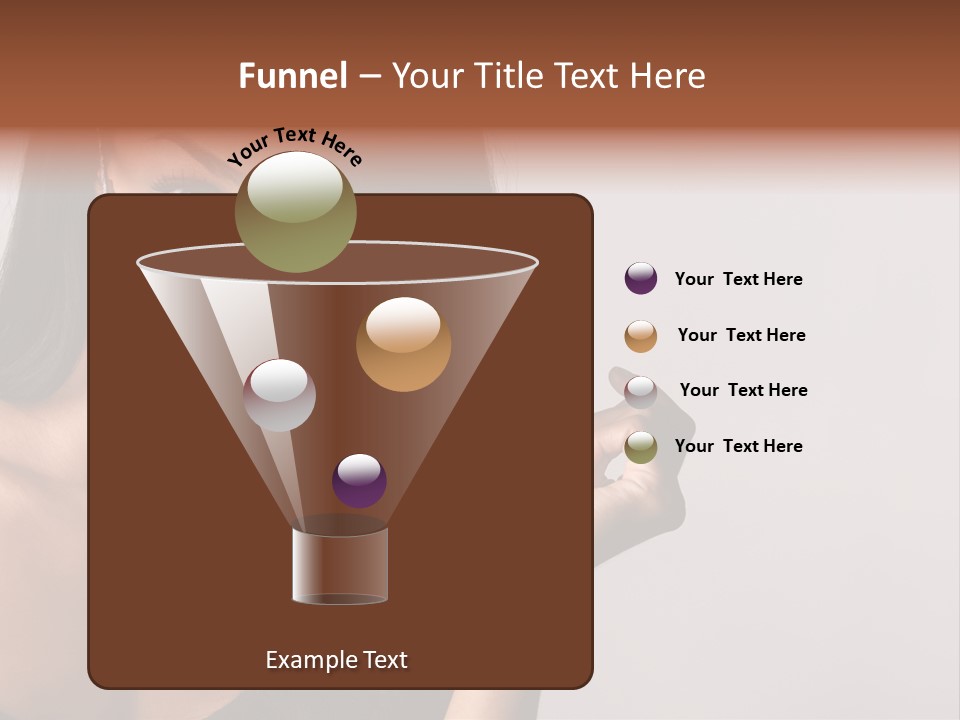 Beautiful African-American Woman With Glasses Smiling. PowerPoint Template