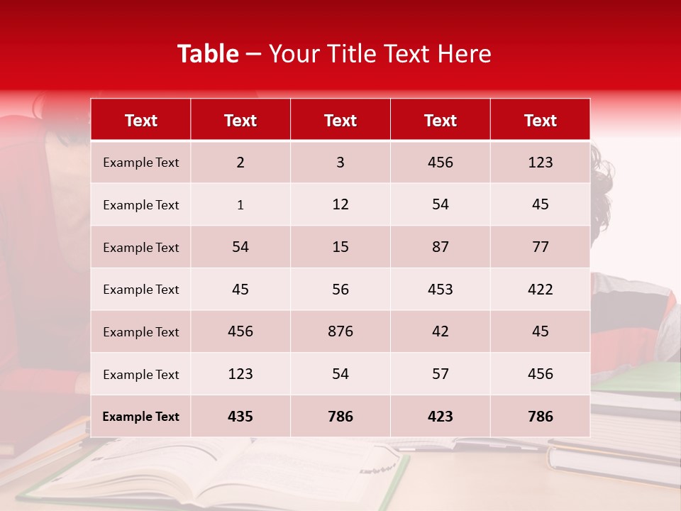 Mother Helping Her Kids Do Homework Isolated On White Background PowerPoint Template