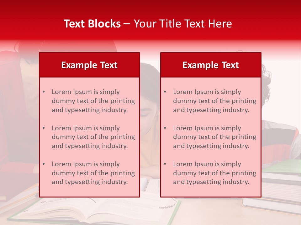 Mother Helping Her Kids Do Homework Isolated On White Background PowerPoint Template